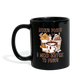 Tasse einfarbig Hocus Pocus I Need Coffee to Focus - Schwarz