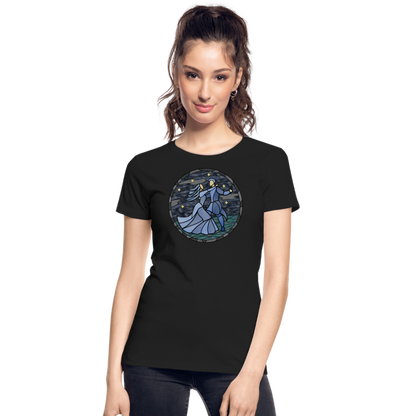 Frauen Premium Bio T-Shirt Sommernachtstanz - Schwarz