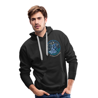 Men’s Premium Hoodie Sommernachtstanz Logo klein - Schwarz