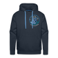 Men’s Premium Hoodie Sommernachtstanz Logo klein - Navy
