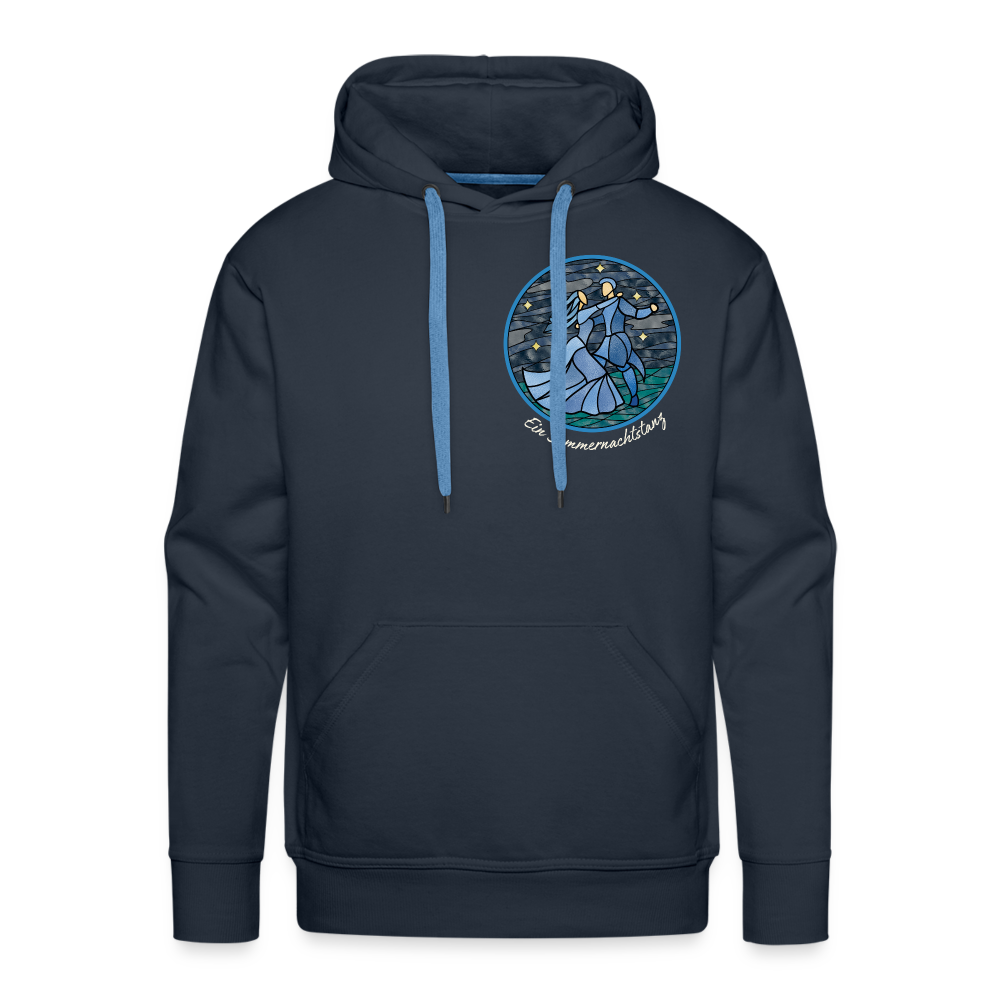 Men’s Premium Hoodie Sommernachtstanz Logo klein - Navy