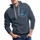 Men’s Premium Hoodie Sommernachtstanz Logo klein - Jeansblau