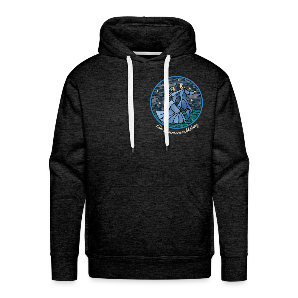 Men’s Premium Hoodie Sommernachtstanz Logo klein - Anthrazit