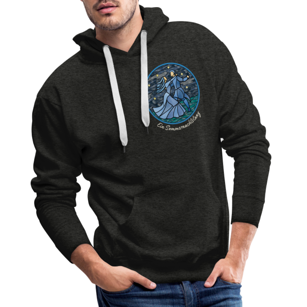 Men’s Premium Hoodie Sommernachtstanz Logo klein - Anthrazit