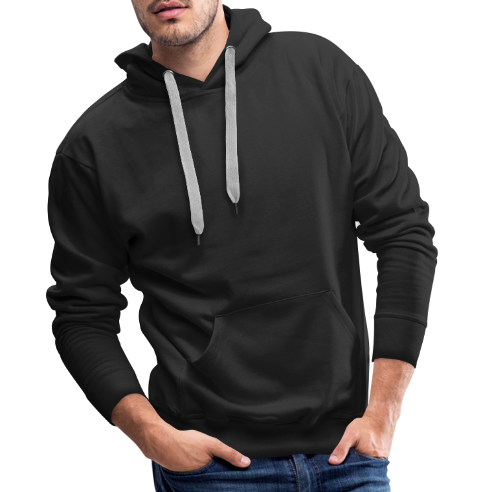 Men’s Premium Hoodie Sommernachtstanz Logo hinten groß - Schwarz