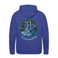 Men’s Premium Hoodie Sommernachtstanz Logo hinten groß - Königsblau