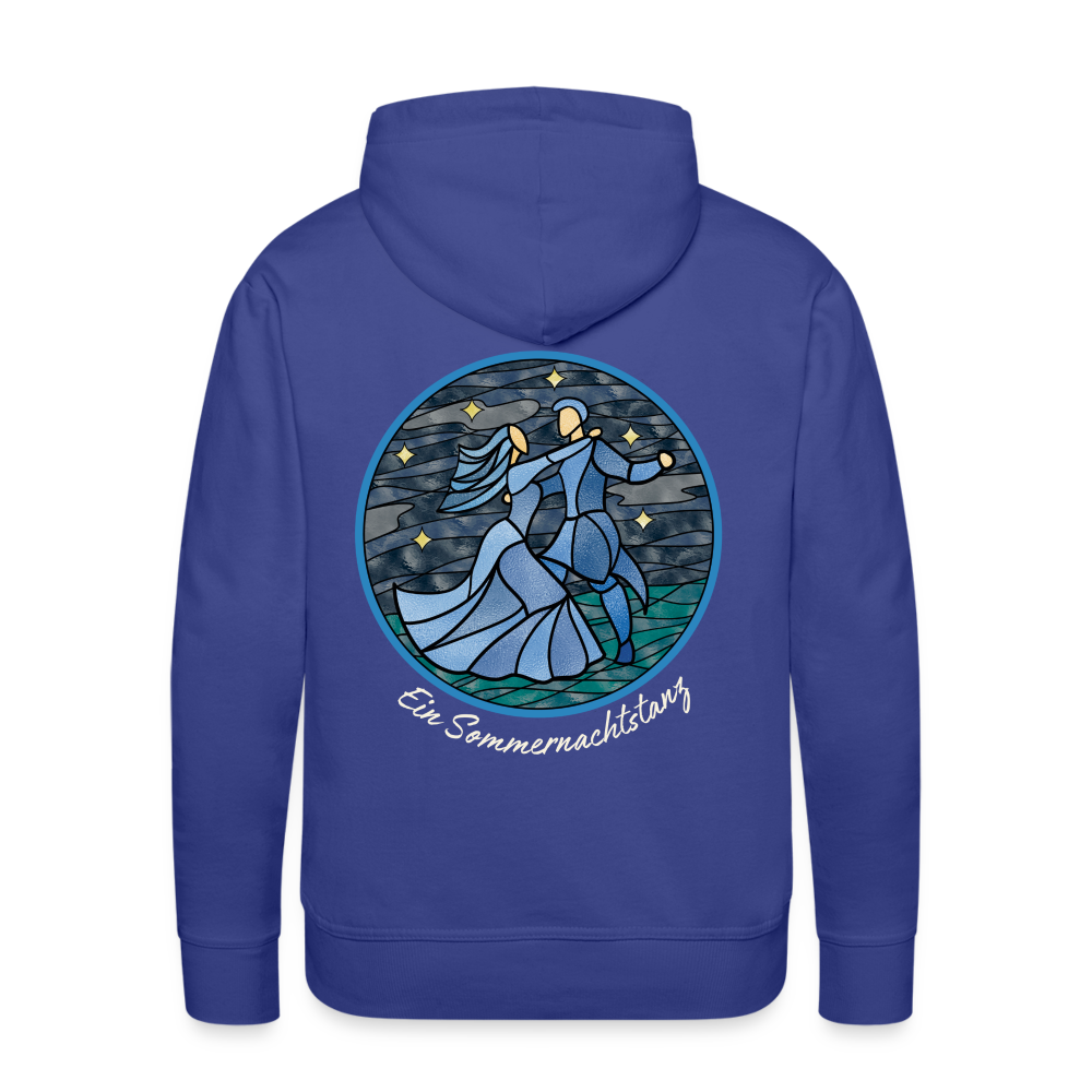 Men’s Premium Hoodie Sommernachtstanz Logo hinten groß - Königsblau