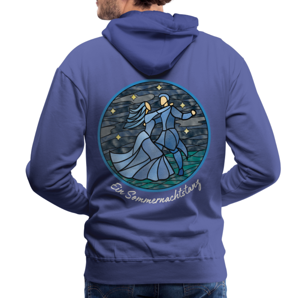 Men’s Premium Hoodie Sommernachtstanz Logo hinten groß - Königsblau