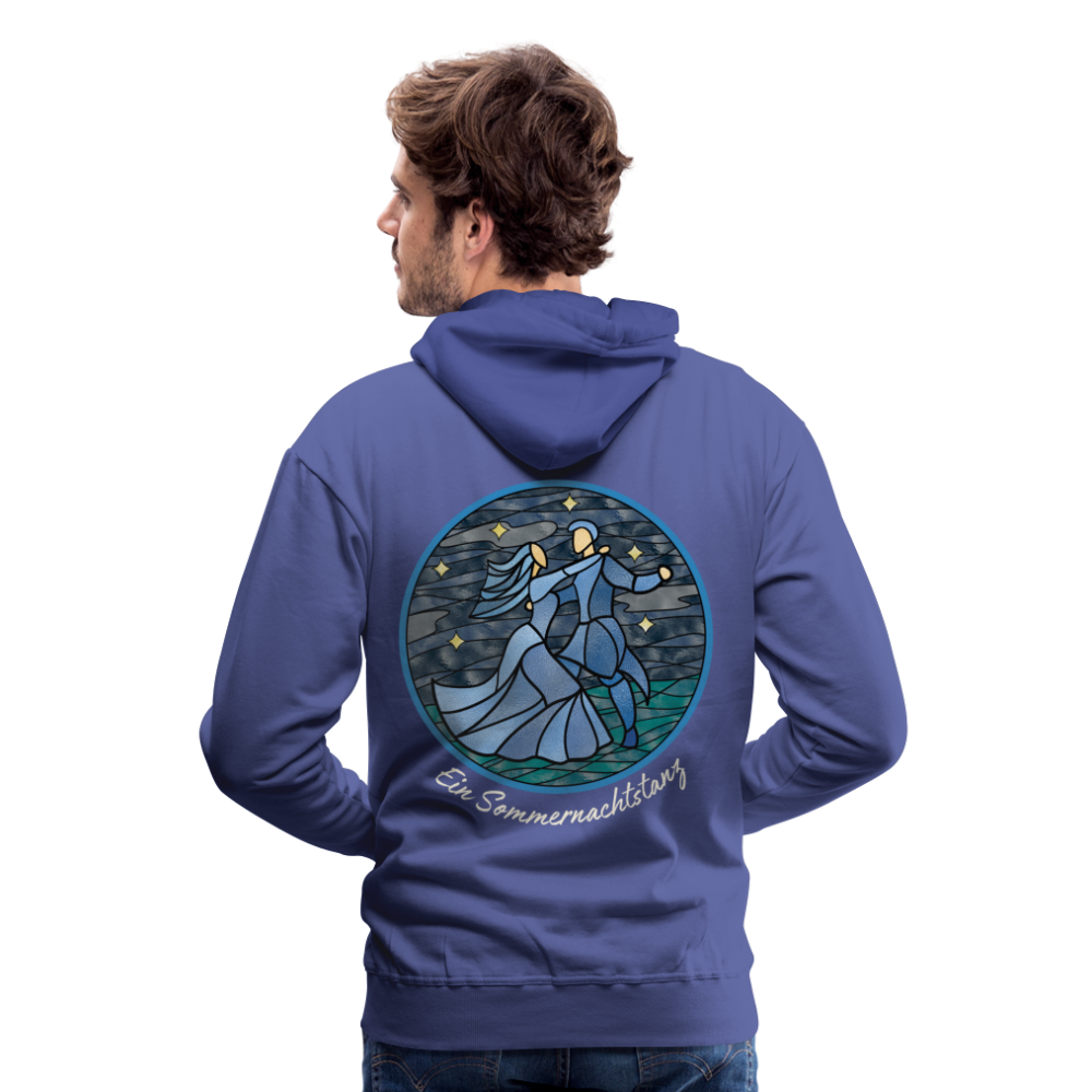 Men’s Premium Hoodie Sommernachtstanz Logo hinten groß - Königsblau