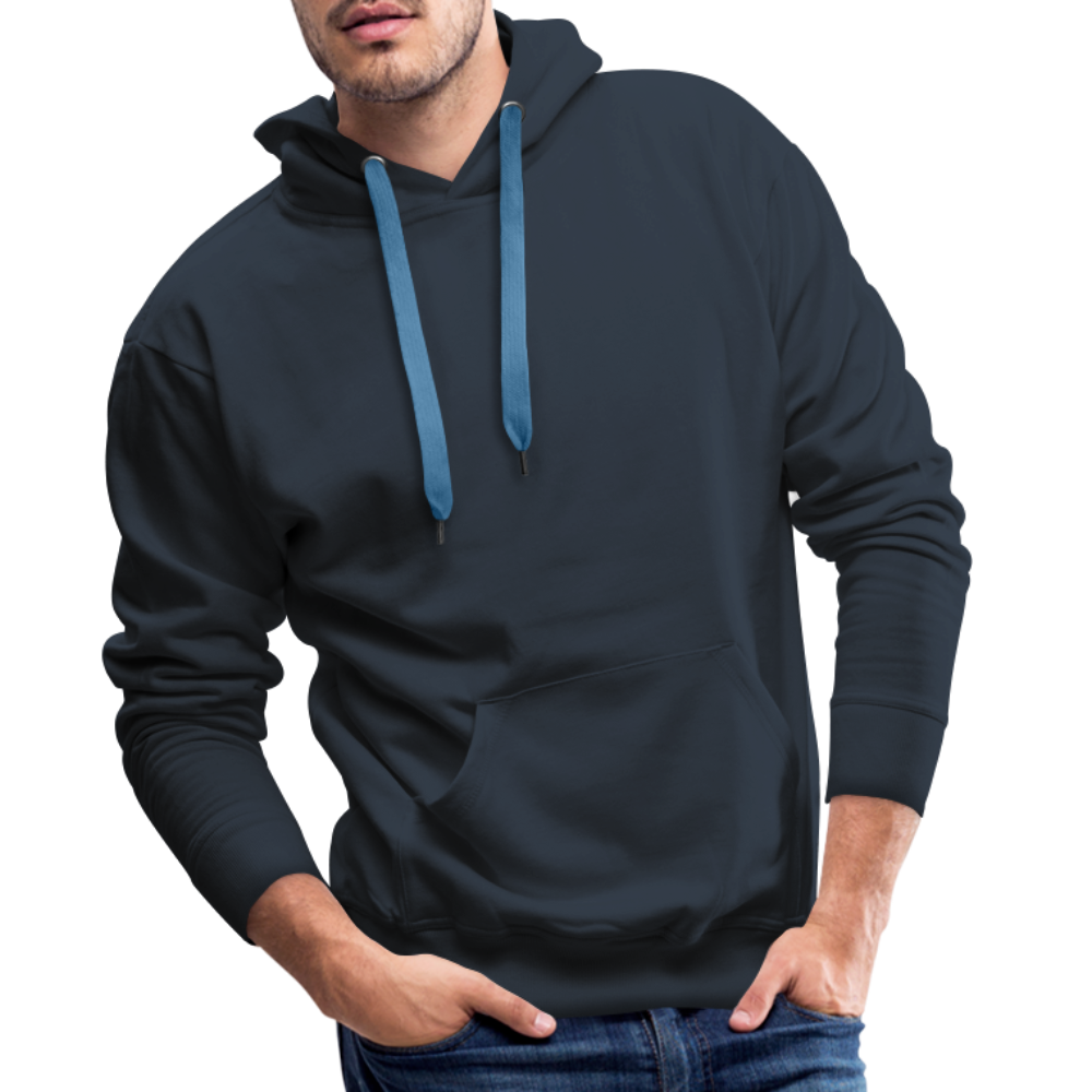 Men’s Premium Hoodie Sommernachtstanz Logo hinten groß - Navy