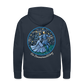 Men’s Premium Hoodie Sommernachtstanz Logo hinten groß - Navy