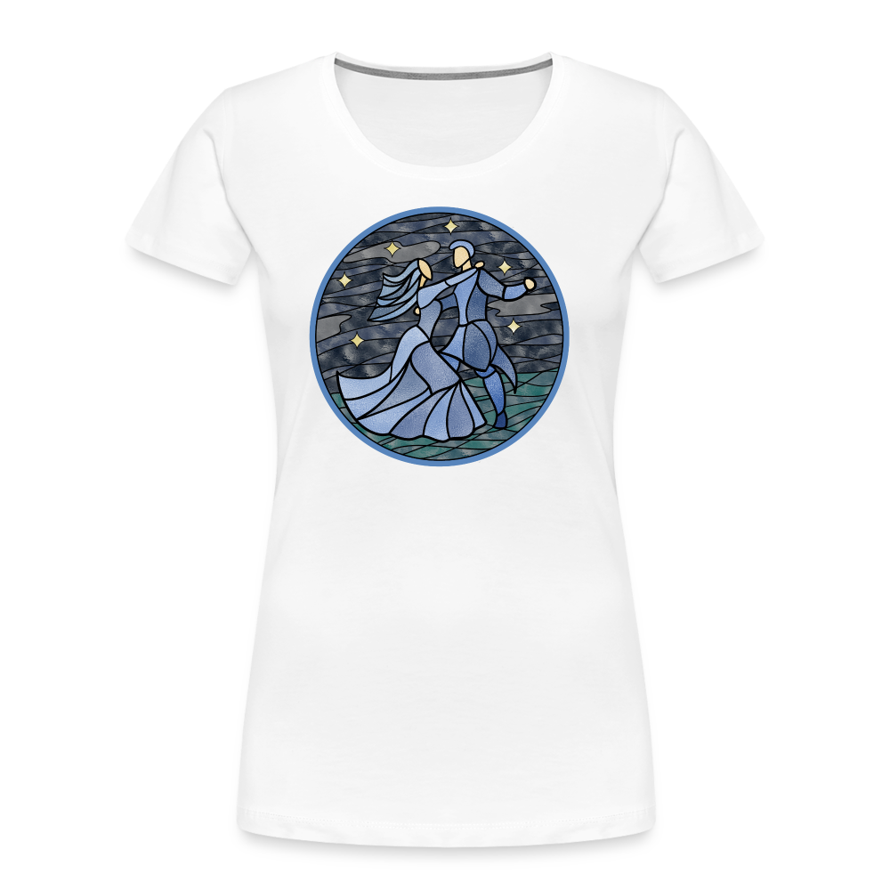 Frauen Premium Bio T-Shirt Ein Sommernachtstanz - weiß