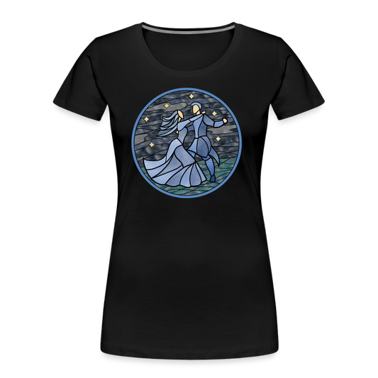 Frauen Premium Bio T-Shirt Ein Sommernachtstanz - Schwarz