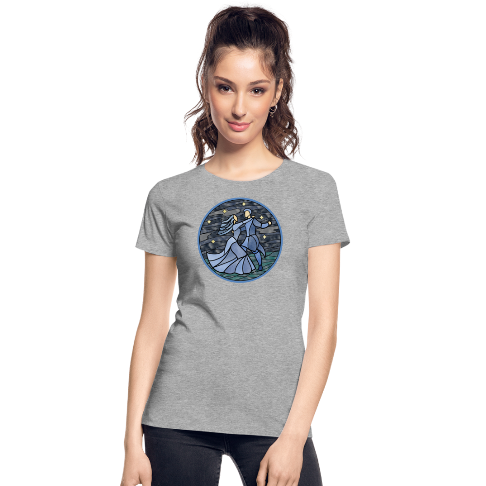 Frauen Premium Bio T-Shirt Ein Sommernachtstanz - Grau meliert