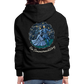 Frauen Premium Hoodie Sommernachtstanz Logo hinten groß mit Schriftzug grauer Rand - Anthrazit