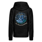 Frauen Premium Hoodie Sommernachtstanz Logo hinten groß mit Schriftzug grauer Rand - Anthrazit