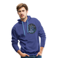 Men’s Premium Hoodie Sommernachtstanz Logo klein vorne grauer Rand kein Schriftzug - Königsblau