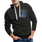 Men’s Premium Hoodie Sommernachtstanz Logo klein vorne grauer Rand kein Schriftzug - Anthrazit
