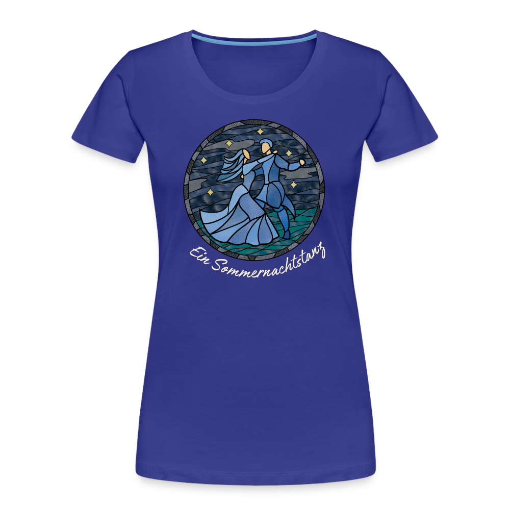 Frauen Premium Bio T-Shirt Sommernachtstanz - Königsblau