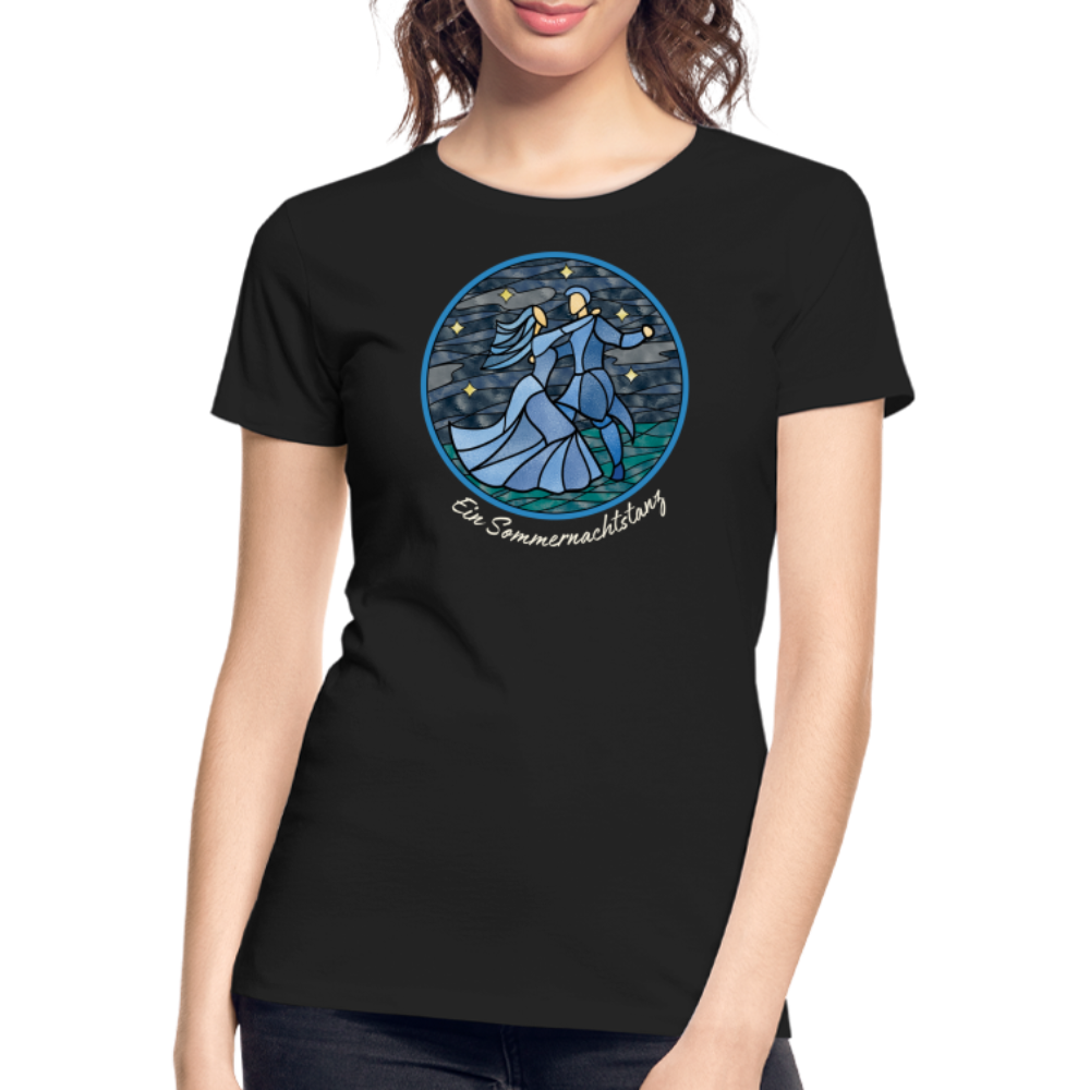 Frauen Premium Bio T-Shirt Ein Sommernachtstanz - Schwarz
