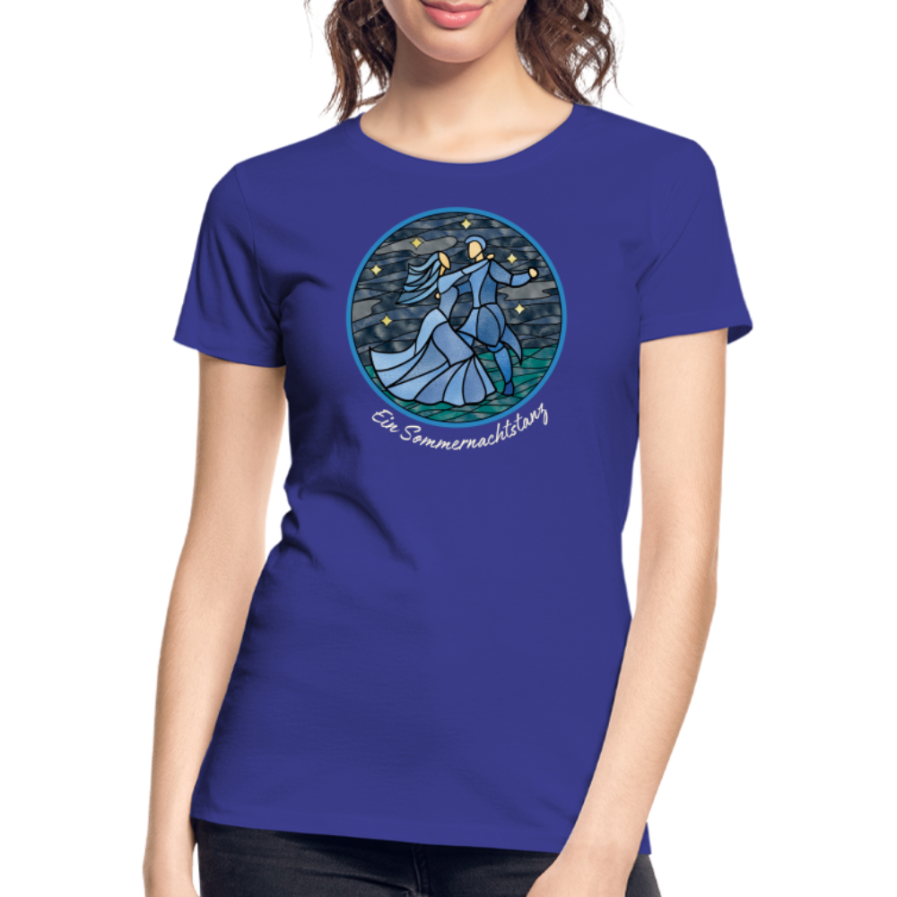 Frauen Premium Bio T-Shirt Ein Sommernachtstanz - Königsblau