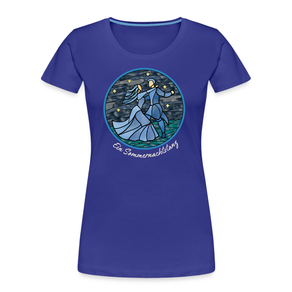 Frauen Premium Bio T-Shirt Ein Sommernachtstanz - Königsblau