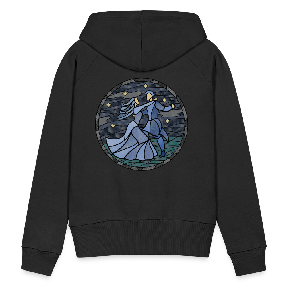 Frauen Premium Hoodie  Sommernachtstanz Logo hinten groß kein Schriftzug - Schwarz