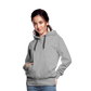 Frauen Premium Hoodie  Sommernachtstanz Logo hinten groß kein Schriftzug - Grau meliert