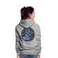 Frauen Premium Hoodie  Sommernachtstanz Logo hinten groß kein Schriftzug - Grau meliert