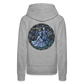 Frauen Premium Hoodie  Sommernachtstanz Logo hinten groß kein Schriftzug - Grau meliert