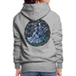 Frauen Premium Hoodie  Sommernachtstanz Logo hinten groß kein Schriftzug - Grau meliert