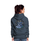 Frauen Premium Hoodie  Sommernachtstanz Logo hinten groß kein Schriftzug - Jeansblau