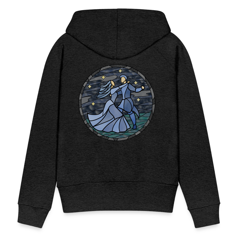 Frauen Premium Hoodie  Sommernachtstanz Logo hinten groß kein Schriftzug - Anthrazit