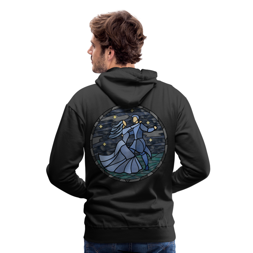 Men’s Premium Hoodie  Sommernachtstanz Logo hinten groß kein Schriftzug - Schwarz
