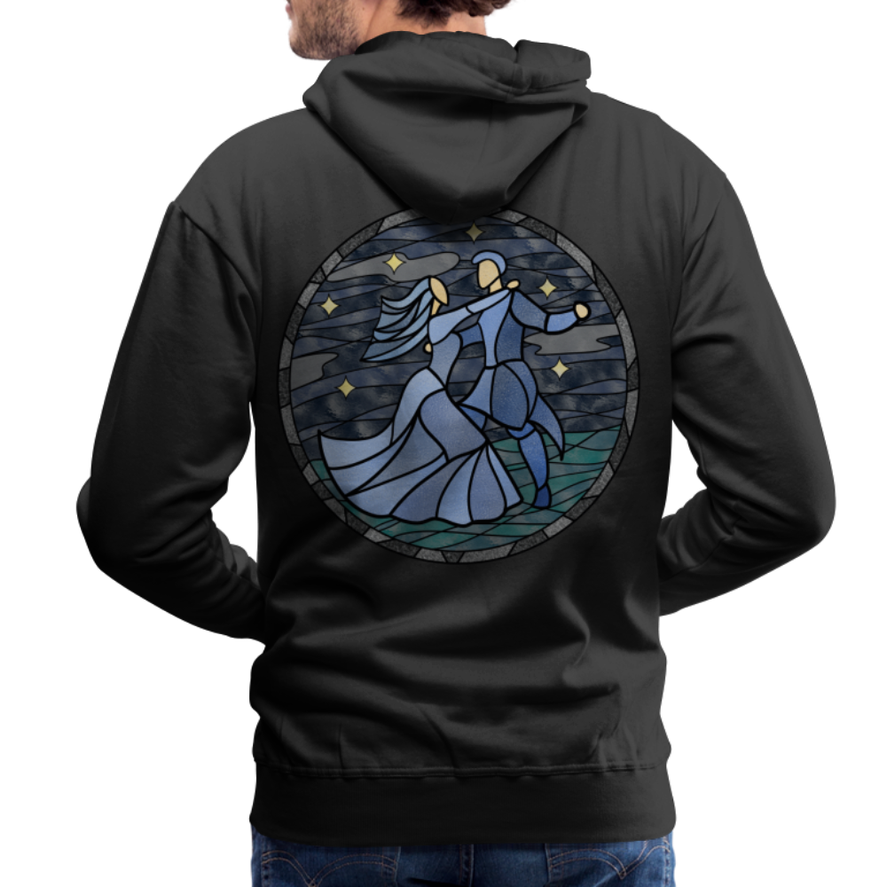 Men’s Premium Hoodie  Sommernachtstanz Logo hinten groß kein Schriftzug - Schwarz