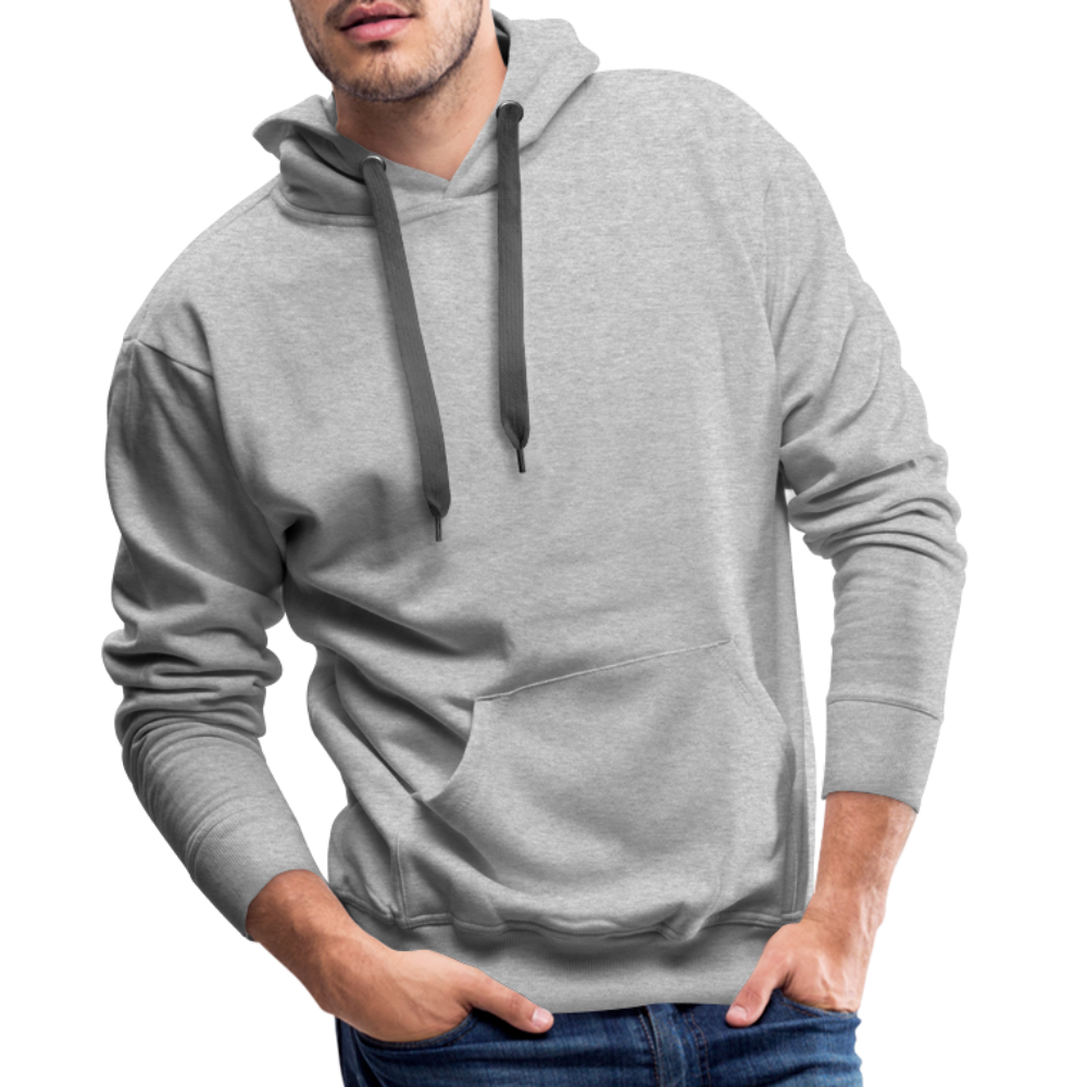 Men’s Premium Hoodie  Sommernachtstanz Logo hinten groß kein Schriftzug - Grau meliert