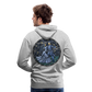 Men’s Premium Hoodie  Sommernachtstanz Logo hinten groß kein Schriftzug - Grau meliert