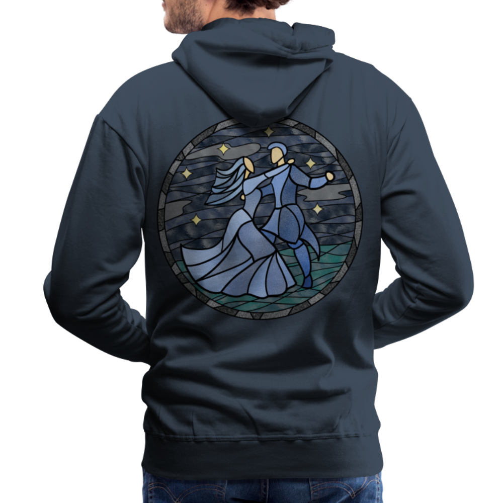 Men’s Premium Hoodie  Sommernachtstanz Logo hinten groß kein Schriftzug - Navy