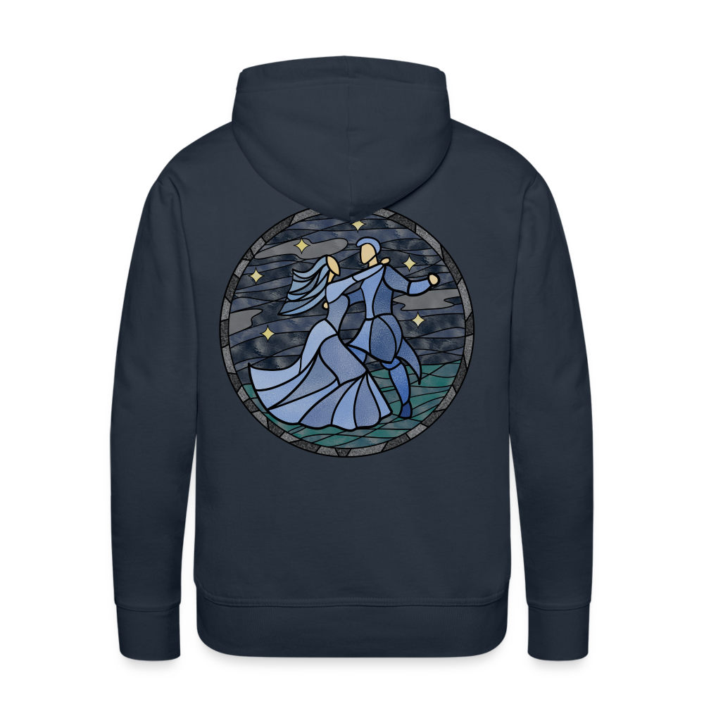 Men’s Premium Hoodie  Sommernachtstanz Logo hinten groß kein Schriftzug - Navy