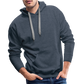 Men’s Premium Hoodie  Sommernachtstanz Logo hinten groß kein Schriftzug - Jeansblau