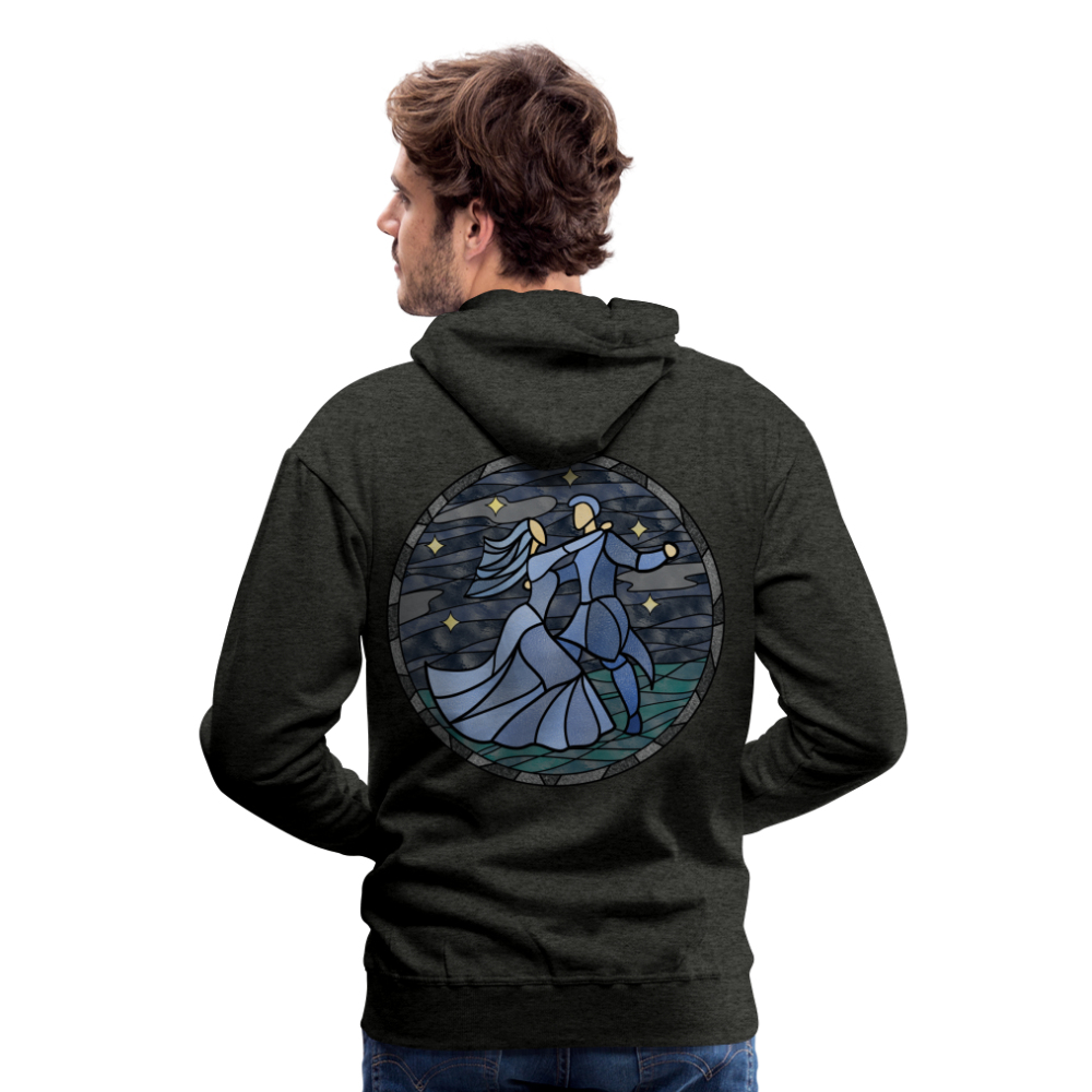 Men’s Premium Hoodie  Sommernachtstanz Logo hinten groß kein Schriftzug - Anthrazit
