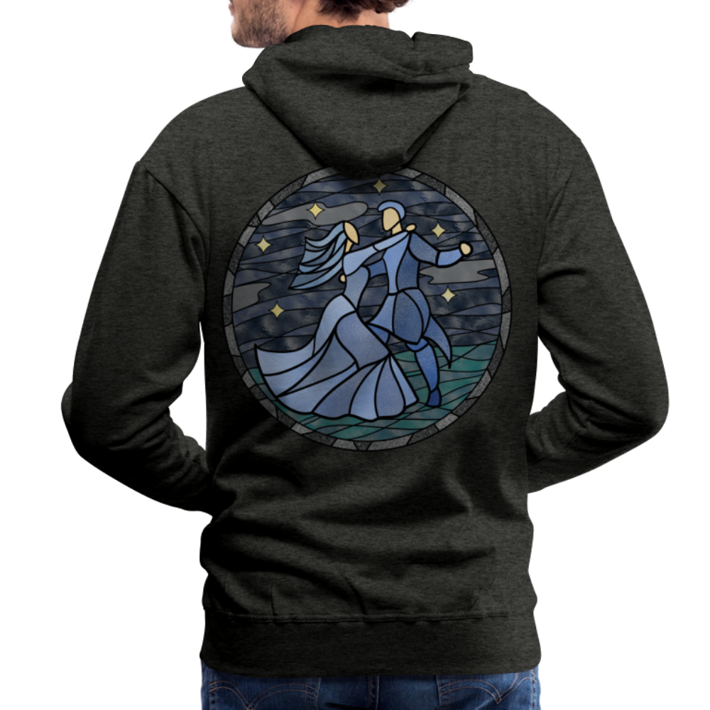 Men’s Premium Hoodie  Sommernachtstanz Logo hinten groß kein Schriftzug - Anthrazit