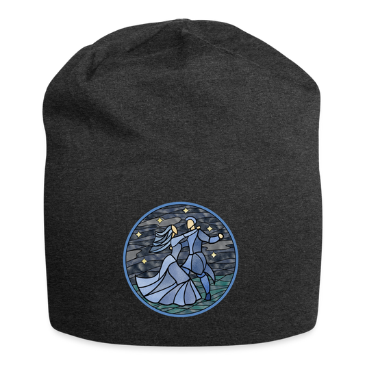 Jersey-Beanie  Sommernachtstanz blauer Rand kein Schriftzug - Anthrazit