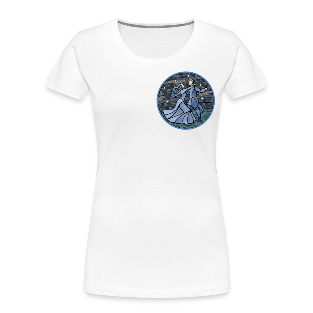 Frauen Premium Bio T-Shirt Ein Sommernachtstanz - weiß
