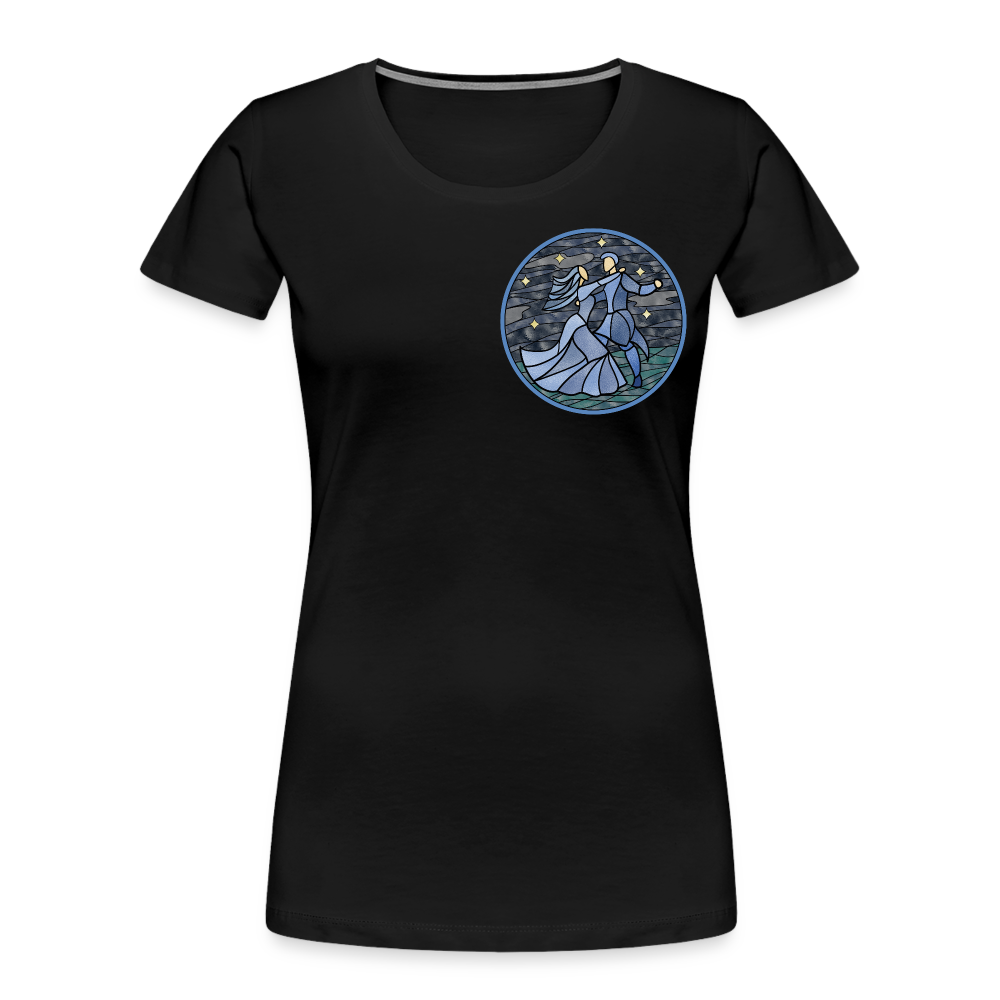 Frauen Premium Bio T-Shirt Ein Sommernachtstanz - Schwarz