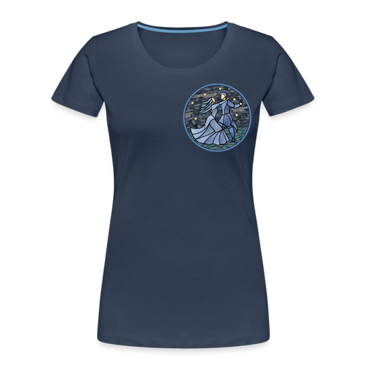 Frauen Premium Bio T-Shirt Ein Sommernachtstanz - Navy