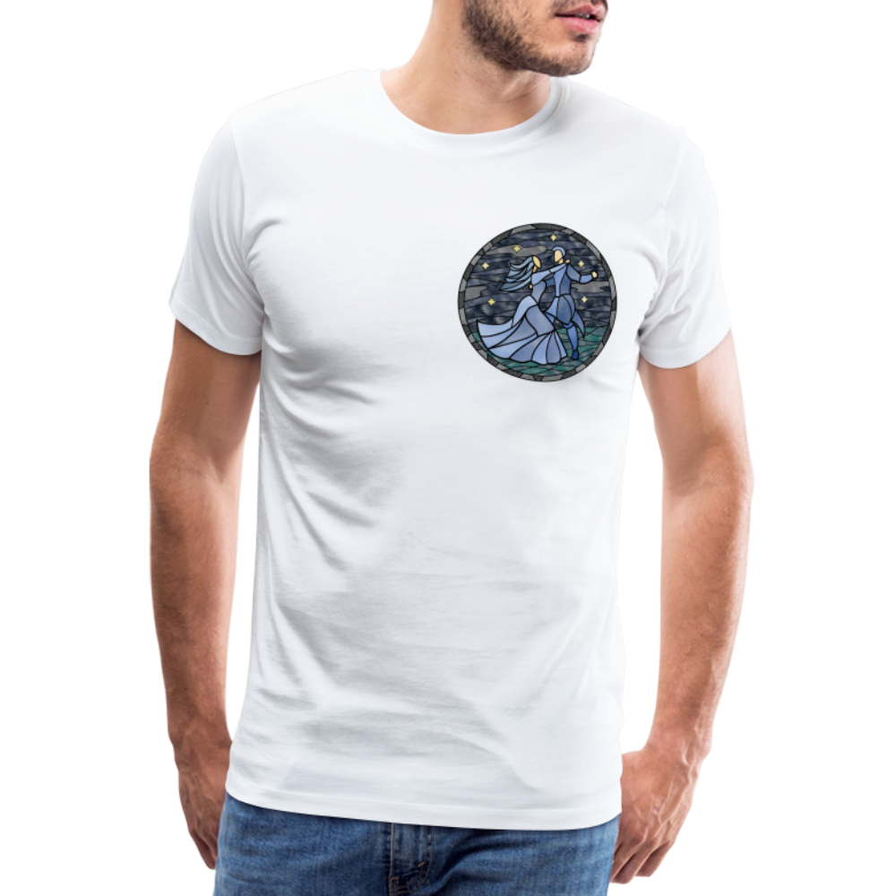 Herren Premium Bio T-Shirt Ein Sommernachtstanz - weiß