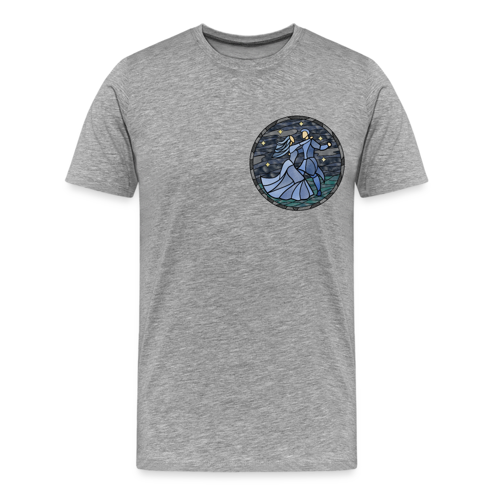 Herren Premium Bio T-Shirt Ein Sommernachtstanz - Grau meliert
