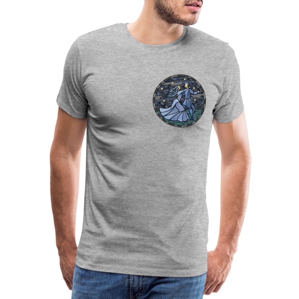 Herren Premium Bio T-Shirt Ein Sommernachtstanz - Grau meliert