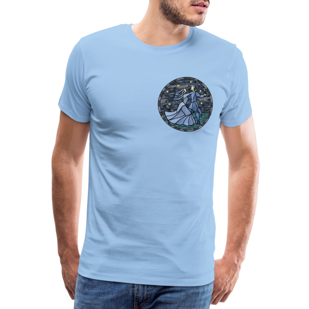 Herren Premium Bio T-Shirt Ein Sommernachtstanz - Sky